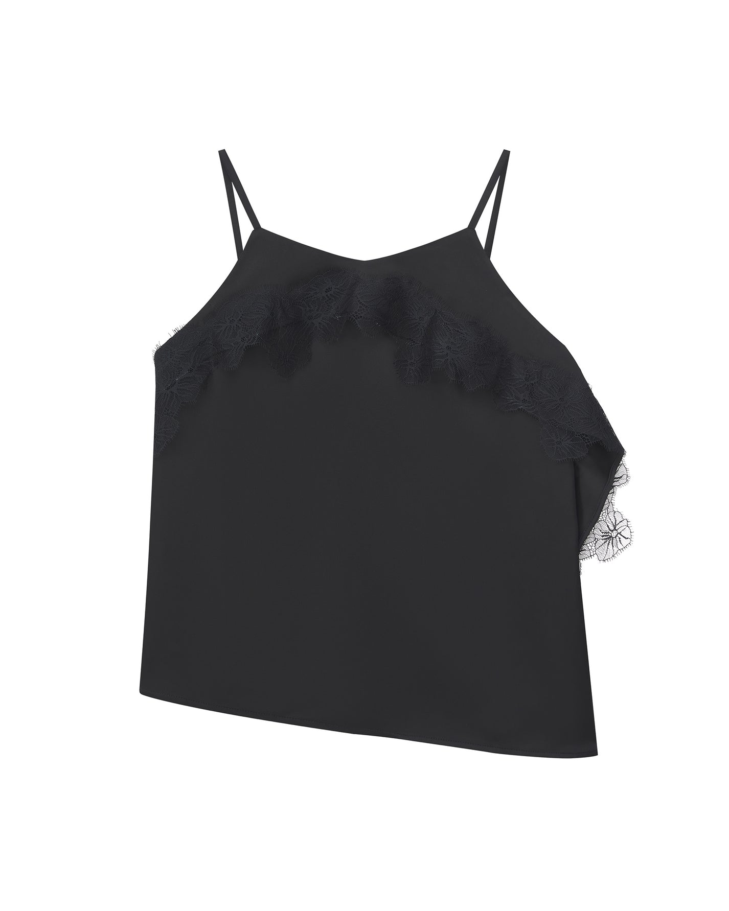 SATIN LACE STRAP CAMISOLE