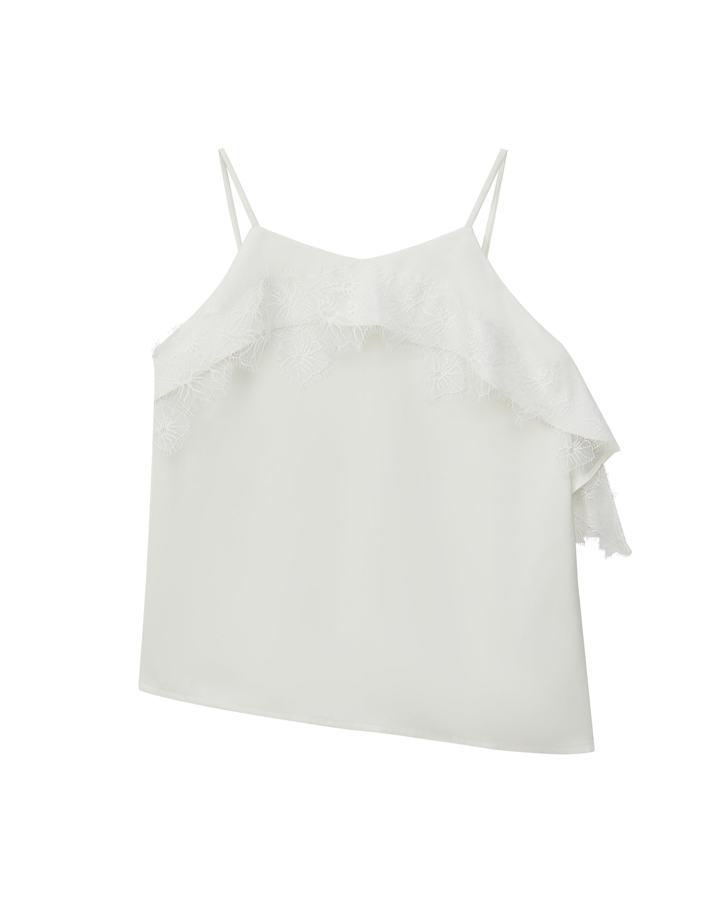 SATIN LACE STRAP CAMISOLE