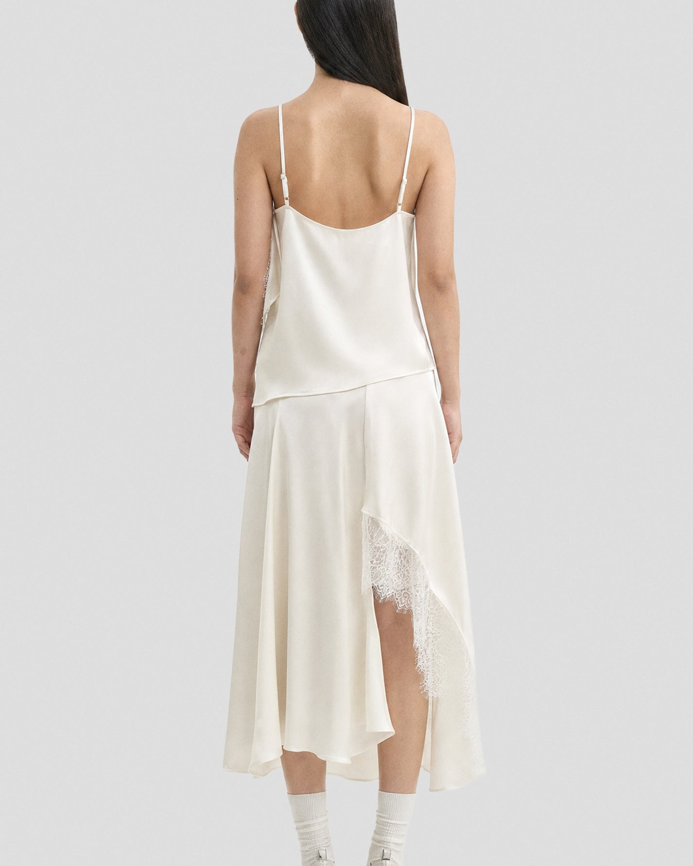 SATIN LACE STRAP CAMISOLE
